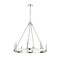 Z-Lite Barclay Chandelier, 8-Light, 33 In.W x 32 In.H, Polished Nickel/Polished Nickel 482R-8PN - alternate 8